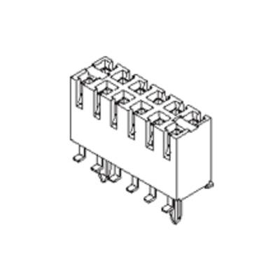 Molex Einbau-Buchsenleiste (Standard)    15453110 1 St. Tray