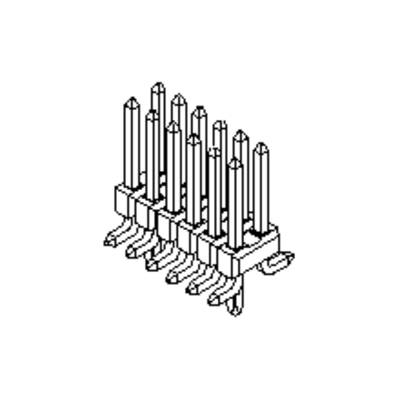 Molex Einbau-Stiftleiste (Standard)    15911241 1 St. Tube