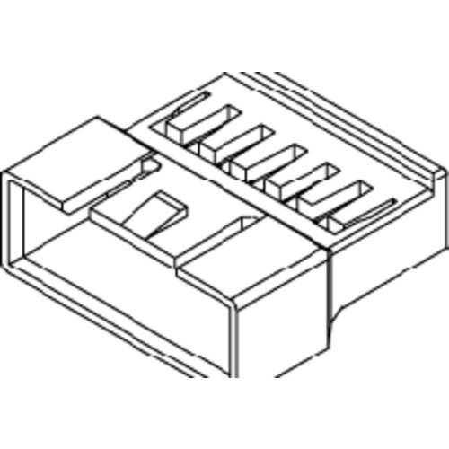 Molex Stiftgehäuse-Kabel 351840400 1 St. Bulk