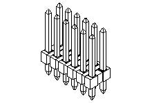 MOLEX Einbau-Stiftleiste (Standard) 702871003 1 St. Bulk