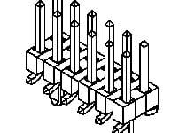 MOLEX Einbau-Stiftleiste (Standard) 877591050 53 St. Tube