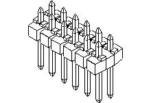 Molex Einbau-Stiftleiste (Standard) 901310132 1 St. Tray