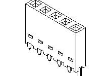 MOLEX Einbau-Buchsenleiste (Standard) 901471112 18 St. Tube