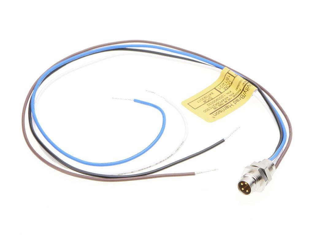 MOLEX 120090-0032 Sensor-/Aktor-Anschlussleitung M8 Stecker, Einbau 0.3 m Polzahl: 3 1 St.