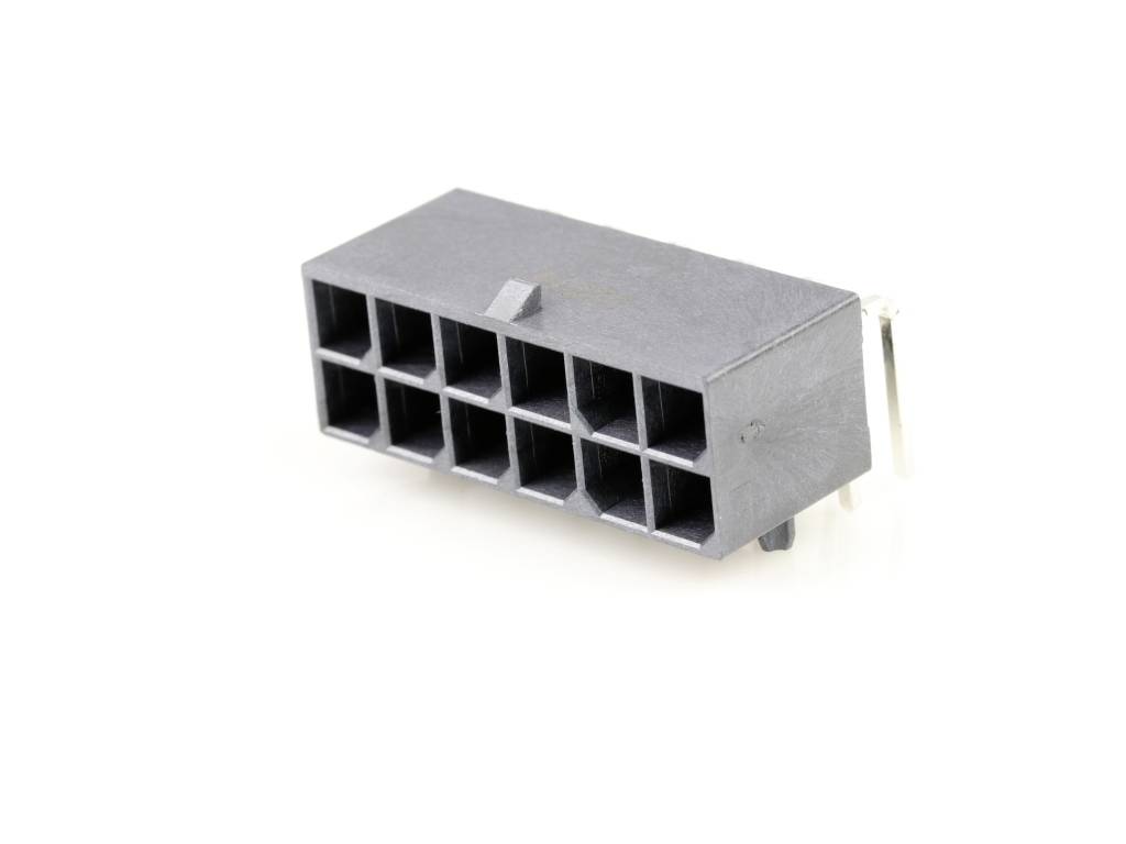 Molex 768250012 Male behuizing (board) Inhoud: 1 stuk(s) Tube