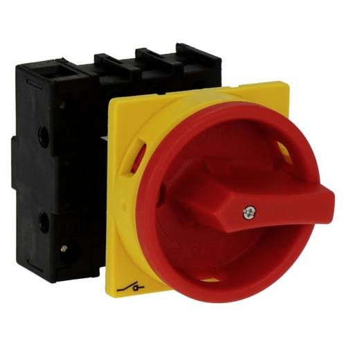 Eaton P1-40/EA/SVB/N Nockenschalter absperrbar, mit NOT-Aus-Schalter 40 A 690 V 1 x 90 ° Gelb, Rot 1 St.
