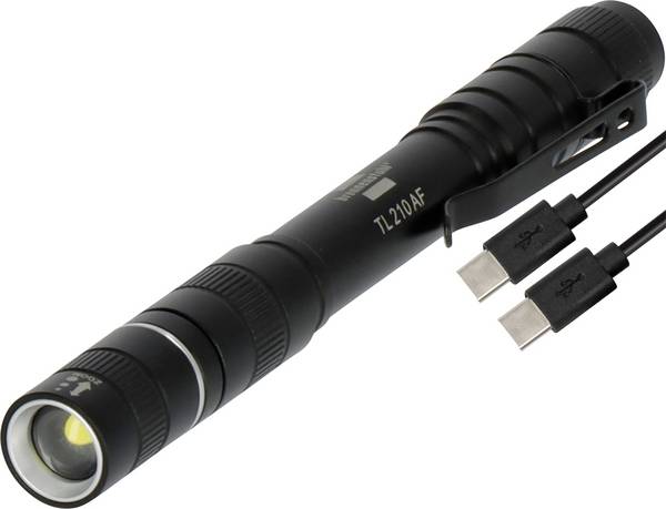 Brennenstuhl TL210 AF 1173750003 LED Taschenlampe mit USB-Schnittstelle akkubetrieben 200 lm 13 h 0.141