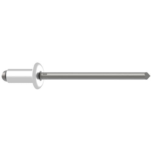 Gesipa 1454030 Blindniete Stahl Aluminium Blindniet Al/St 4x16mm Standard KS 10,5-12,5mm 500 St.