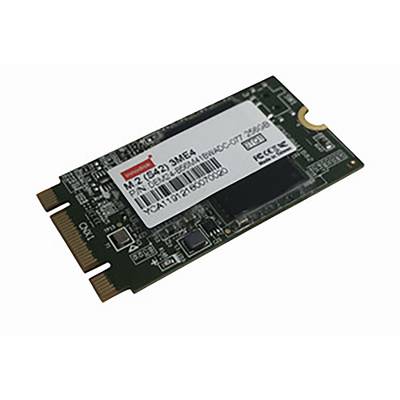 Eine M.2 SSD Speicherkarte mit einem Etikett, das technische Details und Sicherheitsprüfzeichen zeigt.