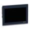 Touchpanel der Marke Schneider Electric, Modell Harmony, mit einem schwarzen Display und einem dünnen Rahmen.