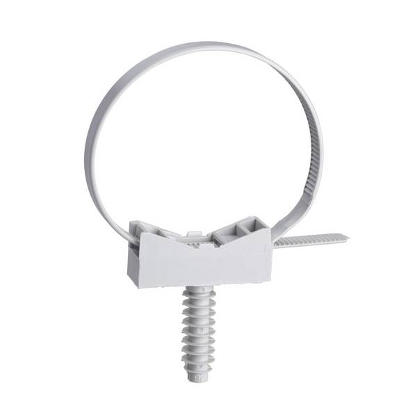 Schneider Electric ENN47963 Rohrschelle Mureva FIX, Instacable f Leitungen mit Ø40-63mm m. Murafix-Stecker, grau VPE100    100 St.
