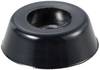 TRU COMPONENTS TC-11654308 Gerätefuß verschraubbar, rund Schwarz (B x H) 15 mm x 5 mm 1 St.