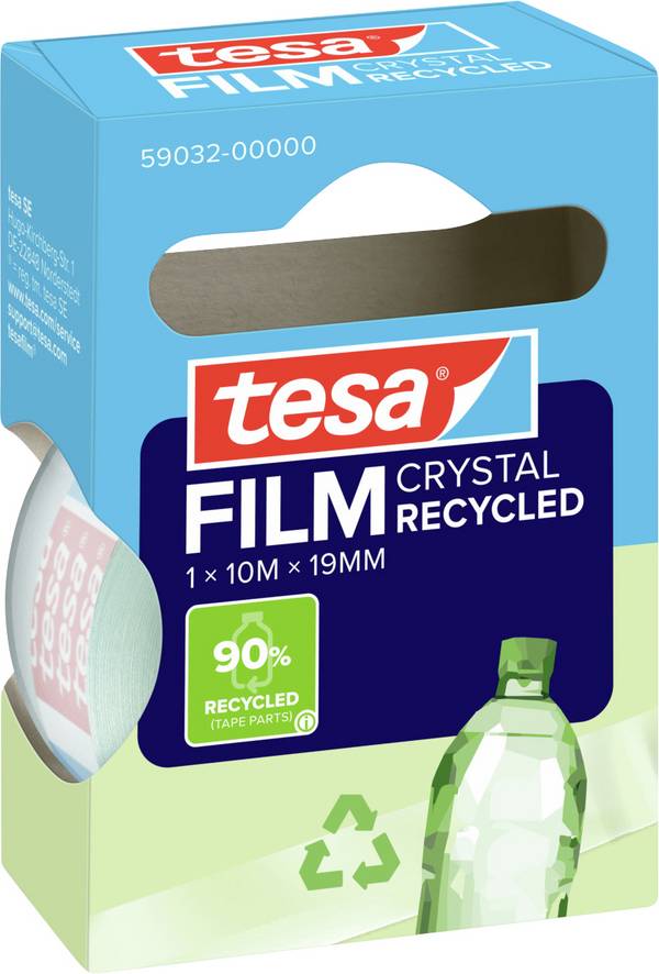tesa ECO & CRYSTAL 59032-00000-00 tesafilm tesafilm® Eco & Crystal Transparent (L x B) 10 m x 19 mm 1 St.