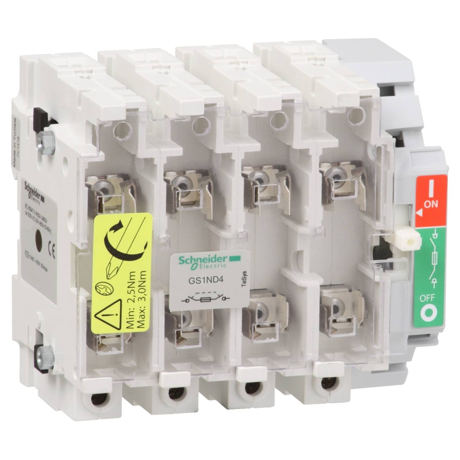 Schneider Electric GS1ND4 Sockel, Trennschalter 1 St.