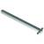 Ein silberner, rechteckiger Metallstab mit einem kleinen zylindrischen Anschluss an einem Ende, auf weißem Hintergrund.