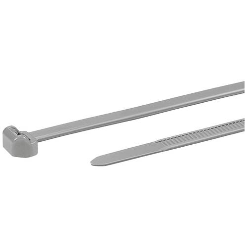 Thumbnail - HellermannTyton 118-05078 T50ROS-PA46-GY (500) Kabelbinder 200 mm 4.60 mm Grau 500 St.