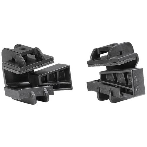 Thumbnail - HellermannTyton Beam Clamp D with foam-PA6GF30-BK Befestigungssockel steckbar 151-01188 Schwarz 1 St.