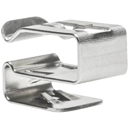 HellermannTyton MSC2LP-SS304-ML Kabelclip steckbar 151-01699 Bündel-Ø-Bereich 4.1 bis 7.0 mm Stahl 1 St.