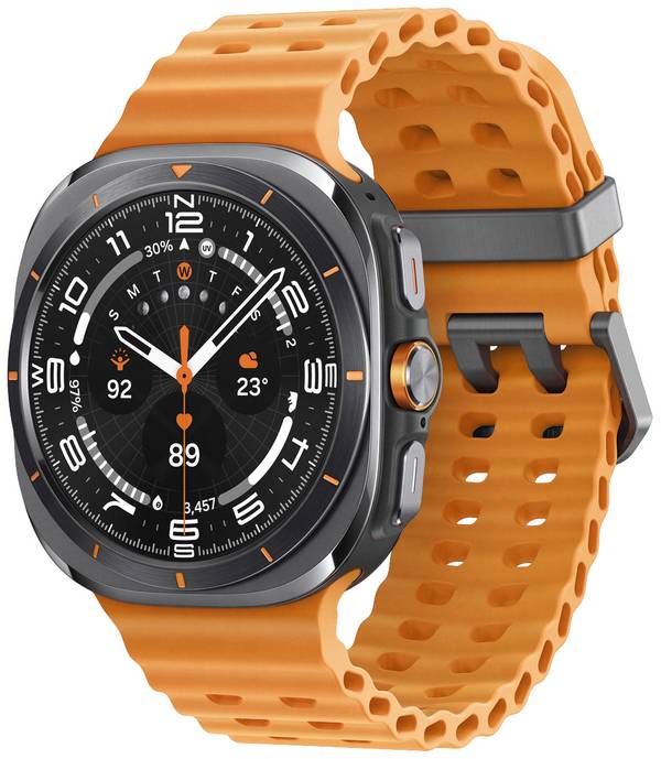 Samsung Galaxy Watch Ultra 47mm L705F titanium gray  Die robusteste & leistungsfähigste mit AI  Hart im Nehmen dank