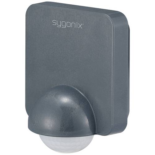 Sygonix SY-5836536 Wand PIR-Bewegungsmelder 360 ° Relais Dark-Grey IP54