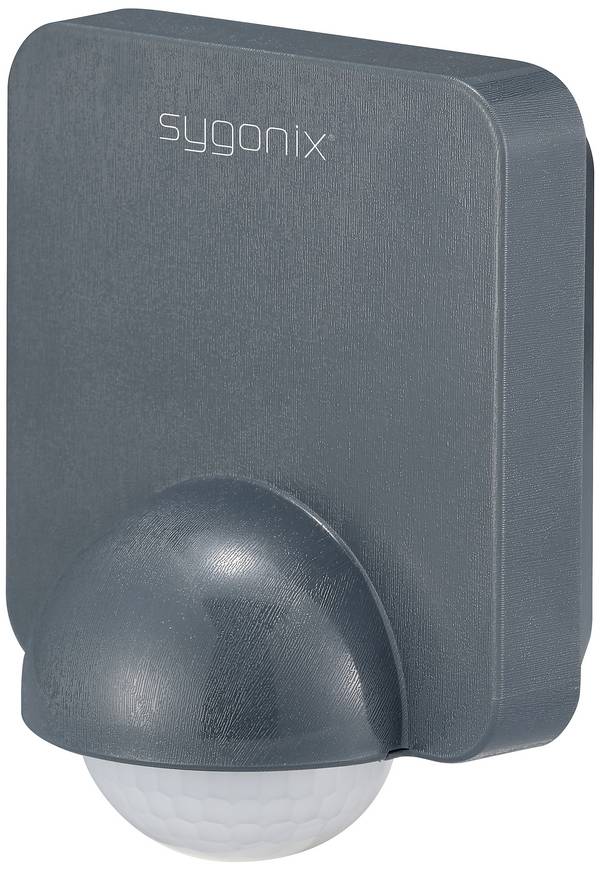Sygonix SY-5836536 Wand PIR-Bewegungsmelder 360 ° Relais Dark-Grey IP54