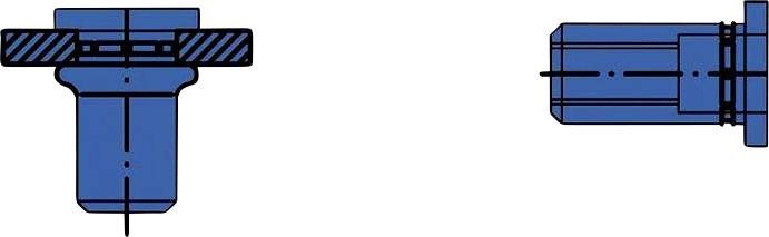 Gesipa 1433795 Mehrbereichsblindnietmutter M8 PolyGrip® 100 St.