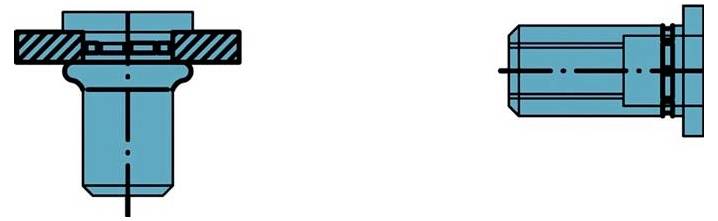 Gesipa 1433797 Mehrbereichsblindnietmutter M6 PolyGrip® 250 St.