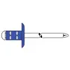 Gesipa 1433874 Mehrbereichsblindniete (Ø x L) 4.8 mm x 15.0 mm Stahl Stahl Stahl PolyGrip® 250 St.
