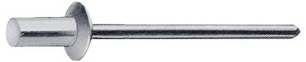 Gesipa 1453914 Dicht-Blindniete (Ø) 6.5 mm Stahl nicht rostend Kupfer Kupfer CAP® 500 St.