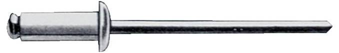 Gesipa 1455168 Blindniete Edelstahl Edelstahl Edelstahl Blindniet A2/A2 5x8mm Standard KS 2,0-4,0mm 500 St.