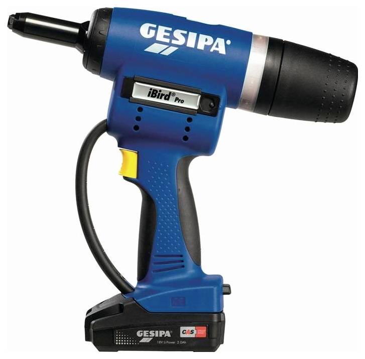 Akkublindnietsetzgerät iBird® Pro 8-teilig 20000N L-Boxx GESIPA