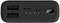 Ein schwarzes Ladegerät mit zwei USB-Anschlüssen, einem USB-C-Anschluss, einem Micro-USB-Anschluss und vier LED-Anzeigen.