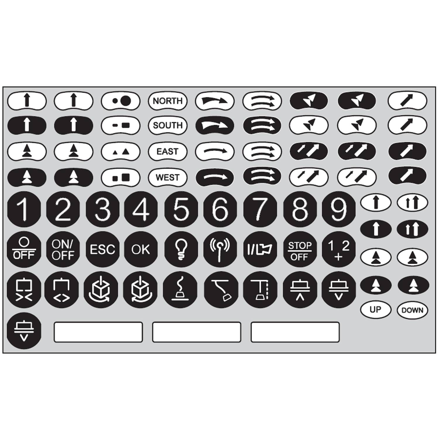 Schneider Electric ZARC08 Schildersatz 1 St.