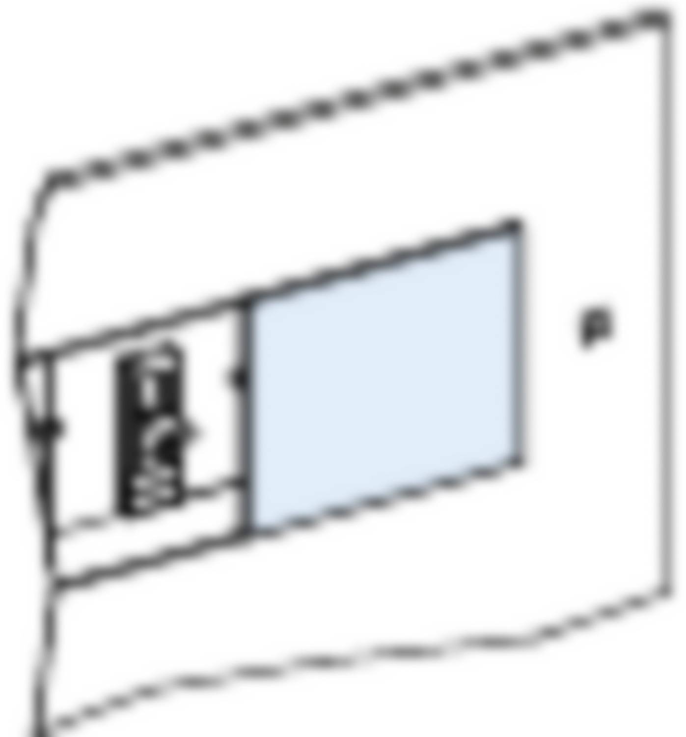 PrismaSeT-P, Abdeckplatte, teilbar,ComPacT NSX/NSX Vigi100-250,Höhe=85mm,Länge=147mm,RAL9003,(4Stück) Schneider Electric...