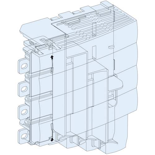 Thumbnail - PrismaSeT-P, Einspeiseblock, ComPacT NSX100-250/ComPacT INS250 4polig,unten Schneider Electric Inhalt: 1 St.