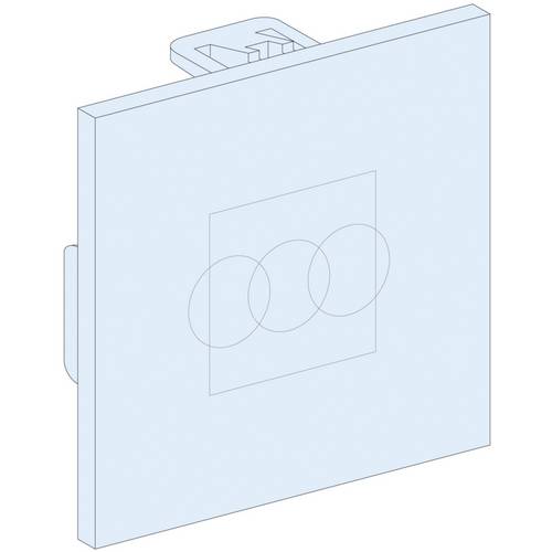 Thumbnail - PrismaSeT-P, Frontplattenblindabdeckung, 72x72mm,mit Vorprägungen Schneider Electric Inhalt: 1 St.
