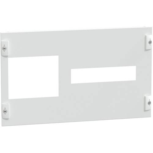 PrismaSeT-P, Frontplatte, PowerLogic Vigilohm IM400 und 3x XD301 oder 1-2x IFL12,vertikal,Breite=650mm,Höhe=6Module Schn...