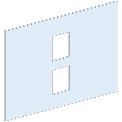 Thumbnail - PrismaSeT-P, Frontplatte, für Netzumschaltung,ComPacT NSX400-630,Motorantrieb,horizontal,Breite=650mm,Höhe=10Module Schn...