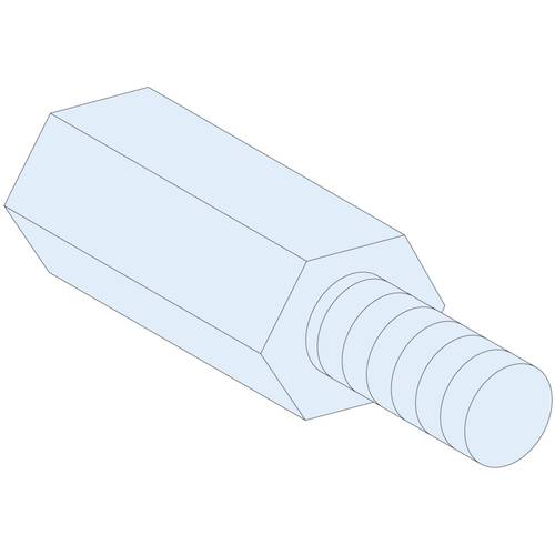 Thumbnail - PrismaSeT-P, Abstandshalter, hexagonal,M6,Höhe=55mm,(4Stück) Schneider Electric Inhalt: 1 St.