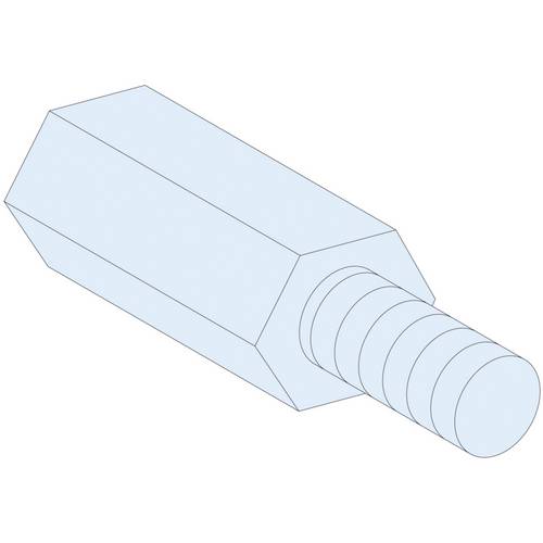 PrismaSeT-P, Abstandshalter, hexagonal,M6,Höhe=25mm,(4Stück) Schneider Electric Inhalt: 1 St.