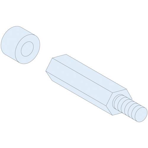 PrismaSeT-P, Abstandshalter, hexagonal,M8,Höhe=40+10mm,(4Stück) Schneider Electric Inhalt: 1 St.