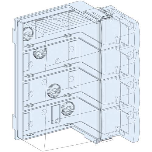 Thumbnail - PrismaSeT-P, Verbindungsblock, ComPacT NSX100-250/INS250 4pol,Festeinbau,horizontal,vertikaler Sammelschiene Linergy BW ...