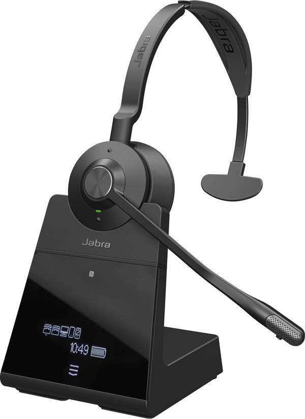 Jabra Engage 75 SE Mono  On Ear Headset Bluetooth®, DECT, kabelgebunden Mono Schwarz Noise Cancelling Mikrofon-Stummschaltung, NFC