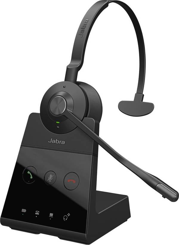 Jabra Engage 65 SE Mono  On Ear Headset DECT, kabelgebunden Mono Schwarz Noise Cancelling Mikrofon-Stummschaltung, NFC