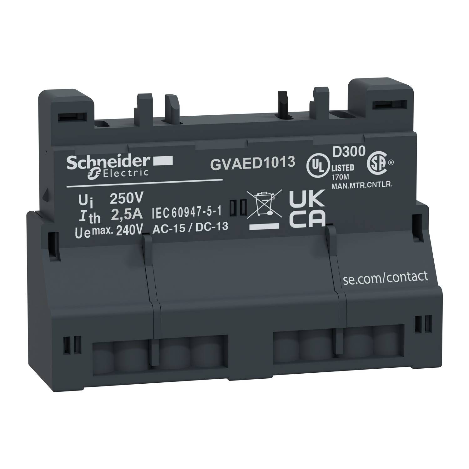 Thumbnail - Schneider Electric GVAED1013 Hilfsschalter 1 St.