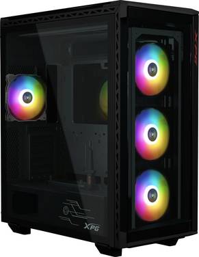 XPG BATTLECRUISER II Midi-Tower PC-Gehäuse  Schwarz