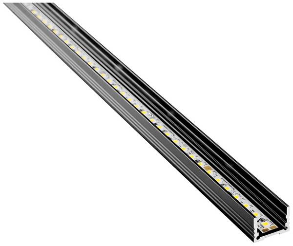 Barthelme 62399201_9005 BARdolino LED-Profil Aluminium (L x B x H) 1000 x 18.4 x 13 mm 1 m