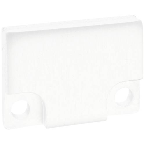 Barthelme 62398614_9010 BARdolino Endkappen-Set Aluminium (L x B x H) 3 x 18.4 x 13 mm 2 St.