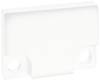 Barthelme 62398614_9010 BARdolino Endkappen-Set Aluminium (L x B x H) 3 x 18.4 x 13 mm 2 St.