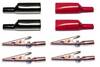 Mueller Electric 010012 Krokodilklemmen-Set Rot, Schwarz 1 Set